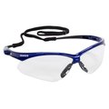 Kimberly-Clark Professional Kimberly-Clark Professional 412-47384 Nemesis Safety Glasses with Ati-Fog Lens & Metallic Blue Frame - Clear 412-47384